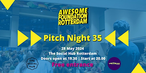 Awesome Foundation Rotterdam - Pitch Night 35  primärbild