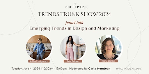 Image principale de TRENDS TRUNK SHOW: SPRING 2024 - PANEL TALK