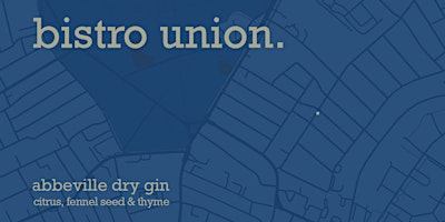 Primaire afbeelding van Abbeville Gin Launch at Bistro Union