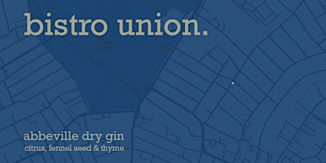 Abbeville Gin Launch at Bistro Union