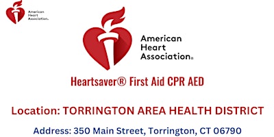 Imagem principal do evento Heart Saver | CPR | First Aid | AED