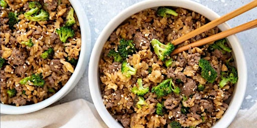 UBS IN PERSON Cooking Class: Beef and Broccoli Fried Rice primary image