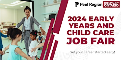 2024 Early Years and Child Care Sector Job Fair primary image