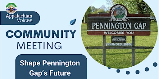 Pennington Gap Community Resiliency Project Meeting primary image