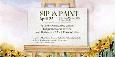 Imagem principal do evento Sip & Paint