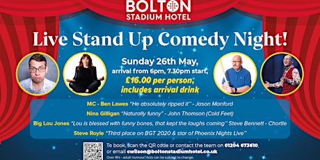 Comedy Night with MC Ben Lawes
