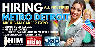 Primaire afbeelding van Detroit Diversity Regional Career Expo May 30, 2024