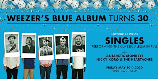 Imagen principal de JUNCTION416 presents: WEEZER'S BLUE ALBUM TURNS 30!
