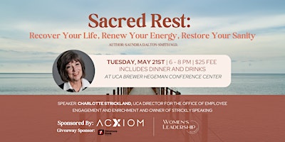 Sacred Rest: Recover Your Life, Renew Your Energy, Restore Your Sanity primary image