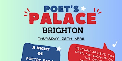 Imagem principal do evento Poet's Palace Brighton