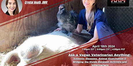 Ask a Vegan Veterinarian Anything Livestream