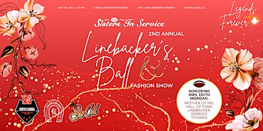 Primaire afbeelding van Linebackers Ball & Fashion Show: "Legends Live Forever"