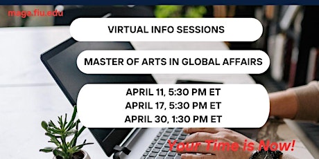 Virtual Info Session - Master of Arts in Global Affairs | FIU