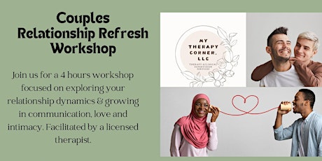 Couples relationship refresh workshop