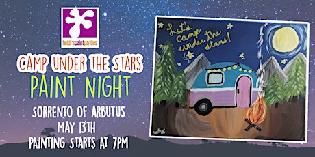 Camp under the stars - Paint Night