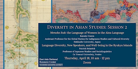 Diversity in Asian Studies: Session 2
