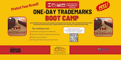 Primaire afbeelding van One-Day Trademarks Boot Camp