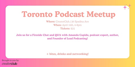 Toronto Podcast Meetup