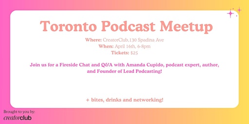 Hauptbild für Toronto Podcast Meetup