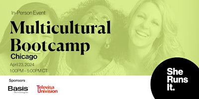 Hauptbild für IN-PERSON EVENT: Multicultural Bootcamp