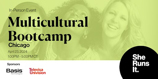 Primaire afbeelding van IN-PERSON EVENT: Multicultural Bootcamp