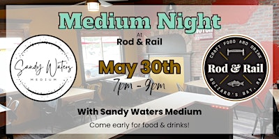 Imagem principal do evento Medium Night at Rod and Rail in Buzzards Bay
