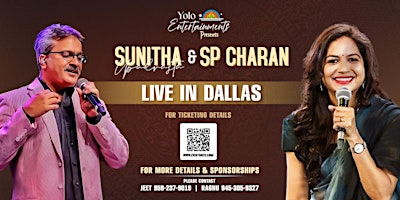 Imagen principal de Sunitha Upadrasta & SP Charan Live in Dallas || Tollywood