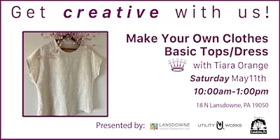 Primaire afbeelding van Make Your own Clothes "Basic Top/Dress"
