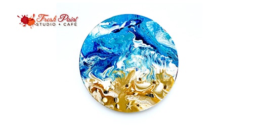Imagem principal do evento In-Studio Paint Night - Beach and Shells Paint Pouring