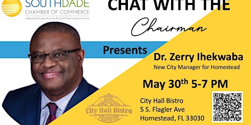 Chat With the Chairman: Meet Dr. Ihekwaba, Homestead City Manager primary image