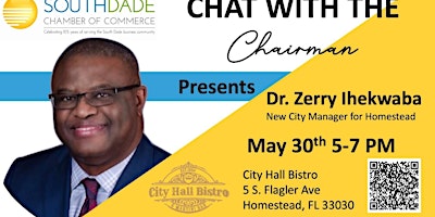 Imagen principal de Chat With the Chairman: Meet Dr. Ihekwaba, Homestead City Manager