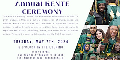 Imagem principal do evento Raritan Valley Community College's Kente Ceremony 2024