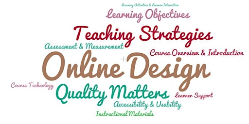 Imagem principal do evento eL201 Online Teaching and Design Strategies-2024 SPRING (Online-MAY/JUNE)