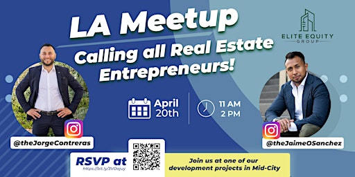 Imagem principal do evento LA Real Estate Entrepreneurs Meetup
