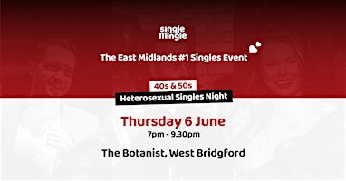 Singles Night at The Botanist (40s & 50s) primary image