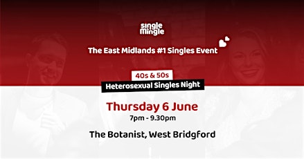 Primaire afbeelding van Singles Night at The Botanist (40s & 50s)