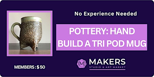 Immagine principale di Pottery: Hand Build a Tripod Mug 
