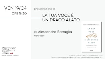 Immagine principale di Presentazione di "La tua voce è un drago alato" 