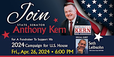 Join State Senator Kern in Support of His Campaign for U.S. House of Rep. primary image