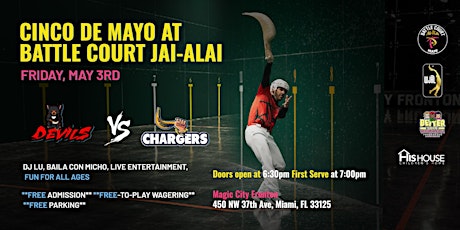 Battle Court Jai-Alai: Devils v. Chargers!