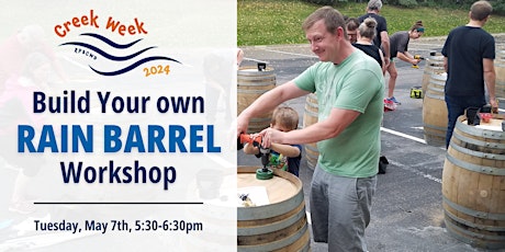 Build Your Own Rain Barrel Workshop