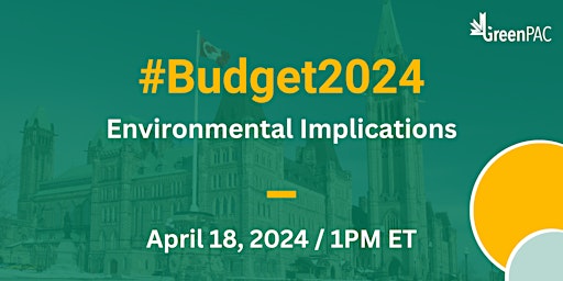#Budget2024: Environmental Implications primary image