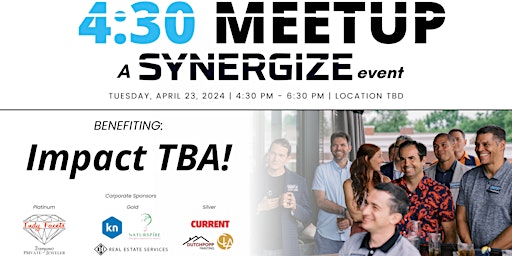 Imagem principal do evento Synergize 4:30 Meetup: May 2024