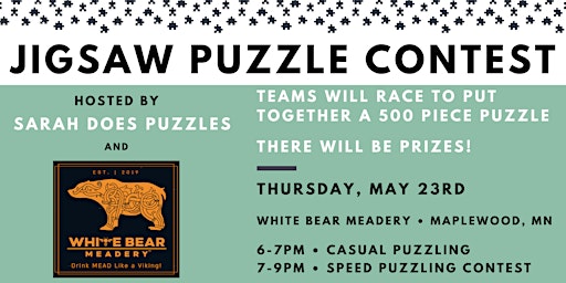 Imagem principal do evento White Bear Meadery Jigsaw Puzzle Contest