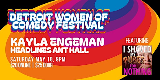 Imagem principal do evento KAYLA ENGEMAN Headlines #DWCF24!!!      SATURDAY | Ant Hall | 9PM