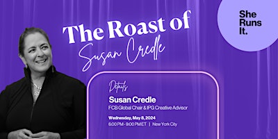 Imagem principal do evento IN-PERSON EVENT: The Roast of Susan Credle