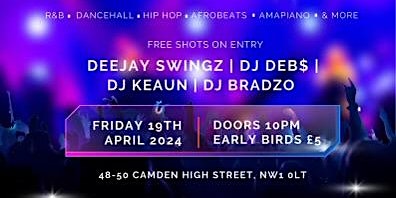 Imagem principal do evento PARTY AT OURS & DRIVING ON AMBITION  PRESENTS REMEMBERABLE NIGHTS IN CAMDEN