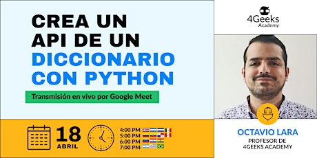 Crea un API de Un Diccionario Con Python