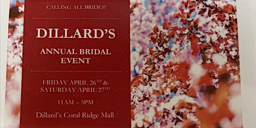 Imagen principal de Dillard’s Annual Bridal Event