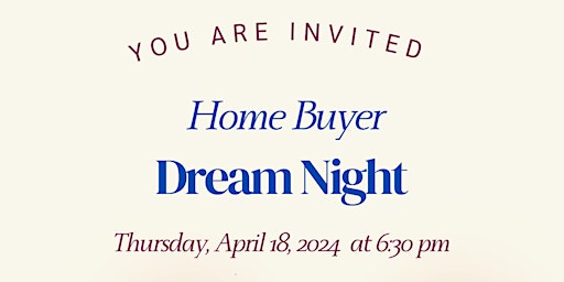 New Home Dream Night primary image